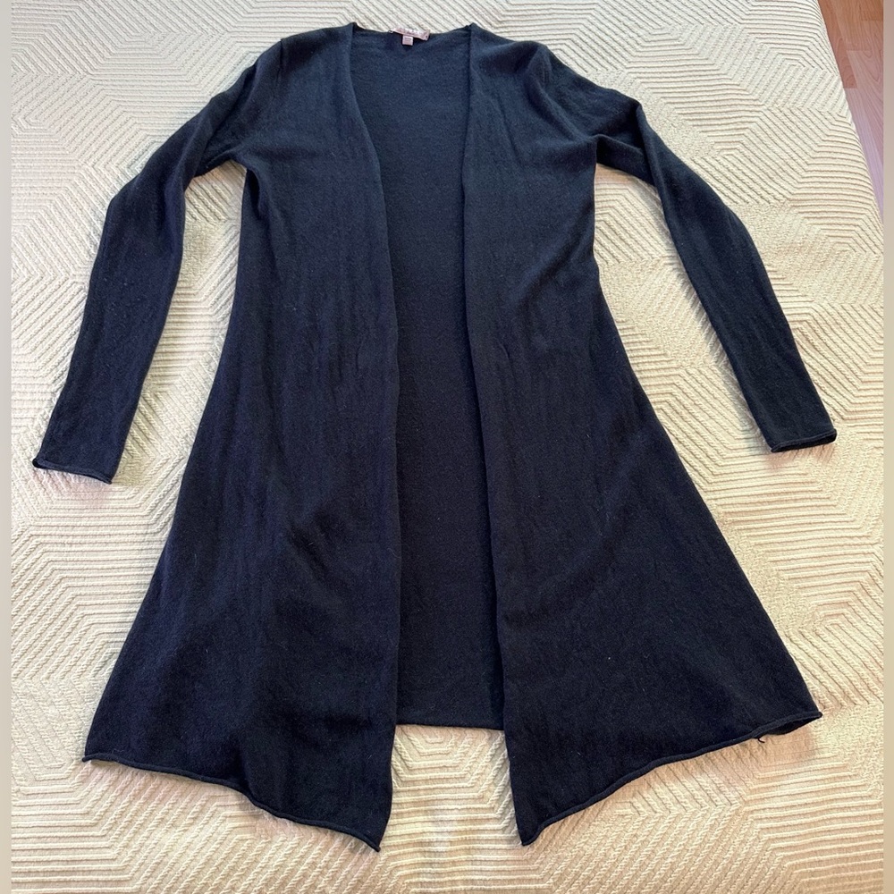 Vintage Calypso St. Barth Navy Cardigan. 100% Cashmere. Size S.